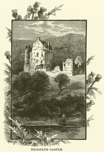 Neidpath Castle by English School