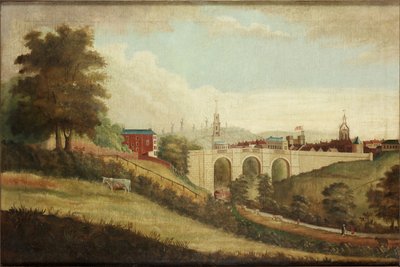 New Bridge Over Pandon Dene by English School