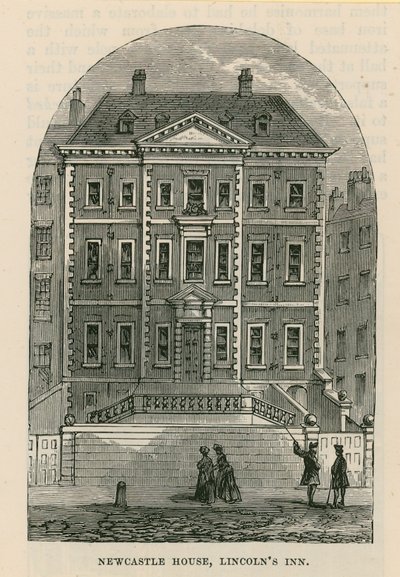 Newcastle House, Lincolns Inn, London by English School