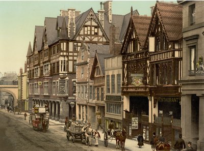 Newgate Street, Chester by English School