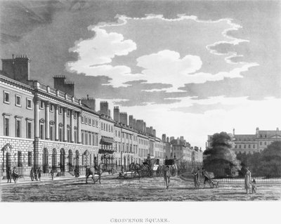 North Side of Grosvenor Square, 1800 by English School