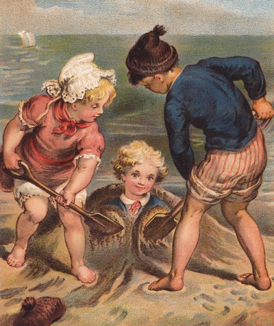 On the Sea Shore by English School