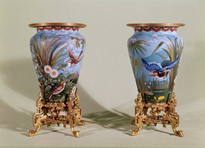 Pair of vases, Elkington & Co., c.1875 by English School