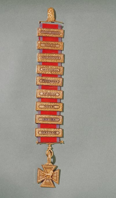 Peninsular Gold Cross, c.1813 by English School