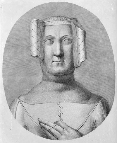 Philippa of Hainault by English School