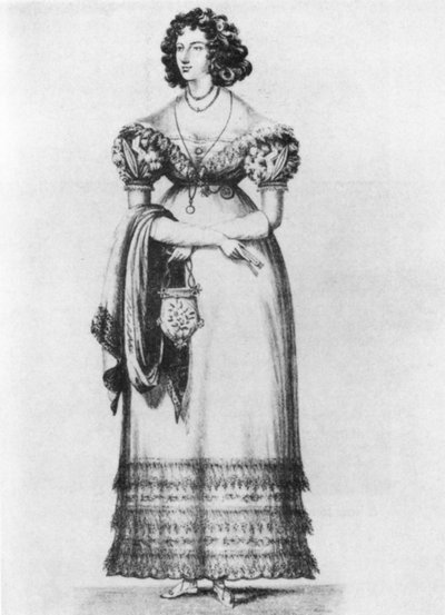 Portrait of Harriette Wilson by English School