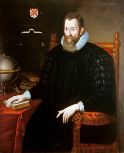 Portrait of John Napier by English School