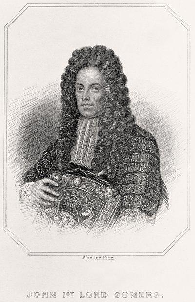 Portrait of John Somers by English School