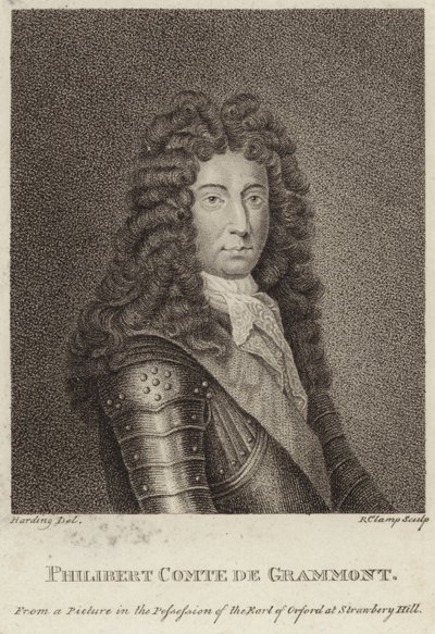 Portrait of Philibert, Comte de Gramont by English School