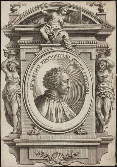 Portrait of Pintoricchio by English School