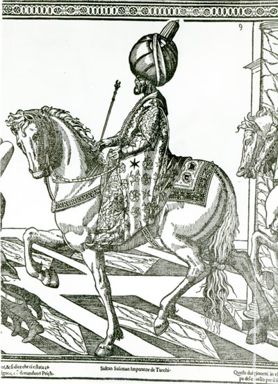 Portrait of Suleiman the Magnificent by English School