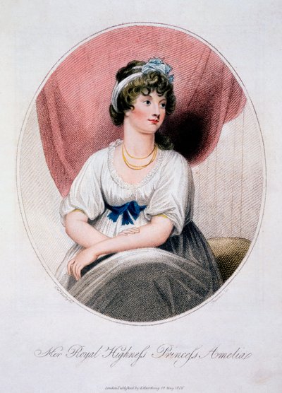 Princess Amelia, 1806 by English School