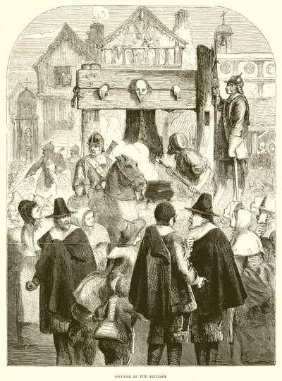 Prynne in the Pillory by English School