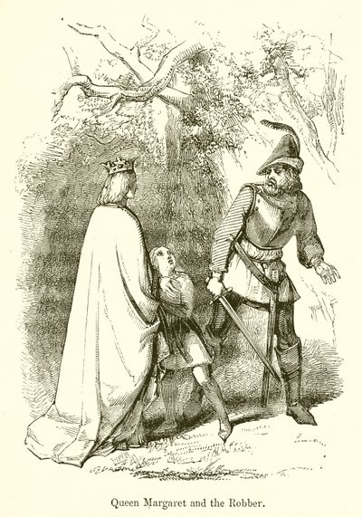 Queen Margaret and the Robber by English School