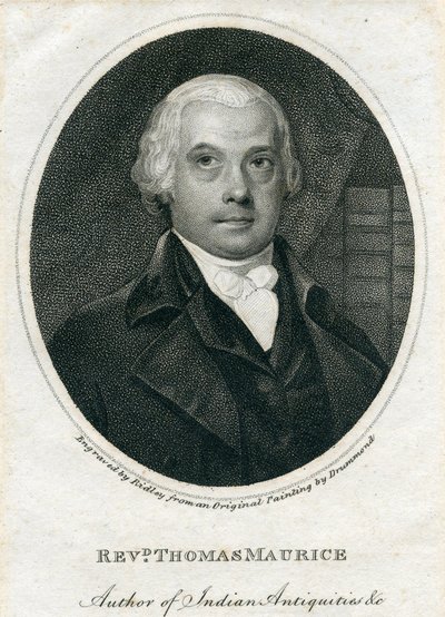 Reverend Thomas Maurice (engraving) by English School