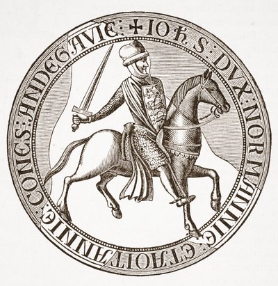 Reverse of the Seal of King John by English School