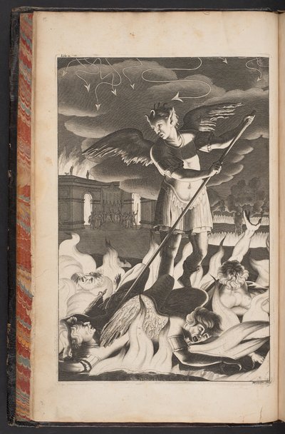 Satan from Paradise Lost by John Milton by English School
