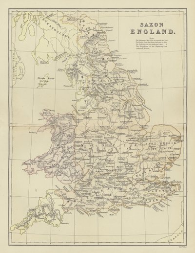 Saxon England by English School