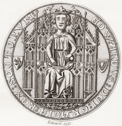 Seal of Edward Balliol, c. 1283-1367 by English School