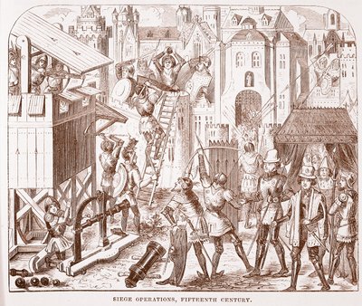 Siege Operations, Fifteenth Century by English School