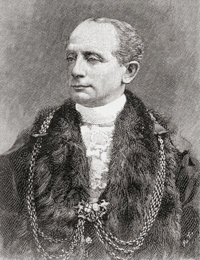 Sir George Faudel Faudel-Phillips by English School