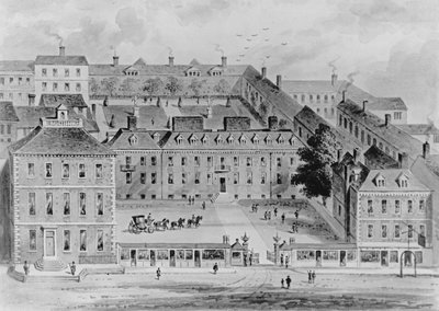 South Front of Leicester House by English School