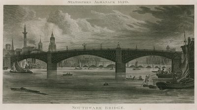 Southwark Bridge by English School