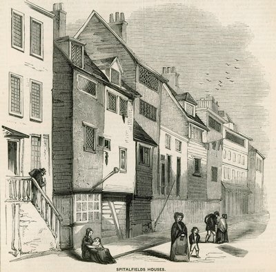 Spitalfields Houses by English School