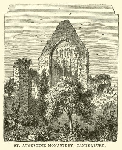 St Augustine Monastery, Canterbury by English School