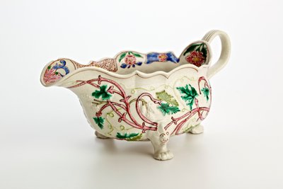 Staffordshire sauce boat, c.1760 by English School