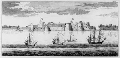 Surat Fort, Gujarat, India, c.1770 (engraving) by English School