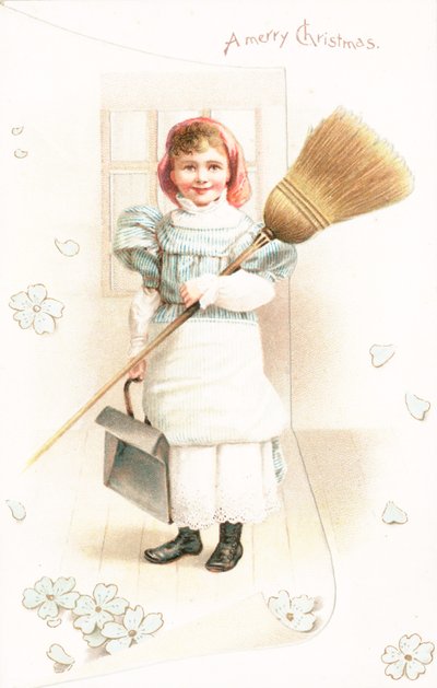 Sweeping the house by English School