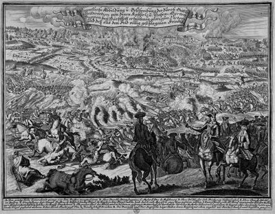 The Battle of Blenheim, 13th August 1704 by English School