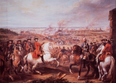 The Battle of Fontenoy by English School