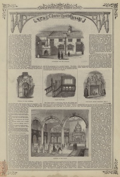 The Charterhouse, 1843 by English School