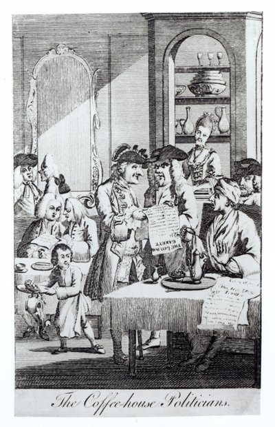 The Coffee House Politicians by English School