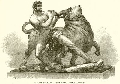 The Cretan Bull by English School