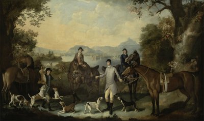 The Death of the Hare, c.1760-70 by English School