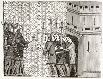 The Garrison Surrenders, c.1880 by English School