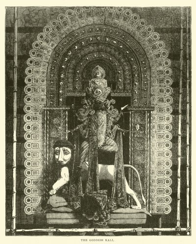 The Goddess Kali by English School