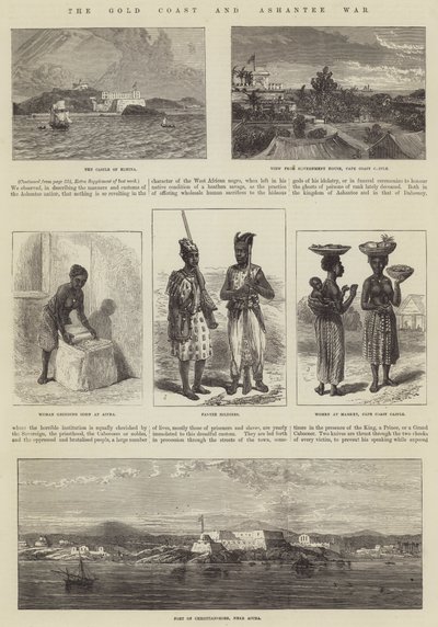 The Gold Coast and Ashantee War by English School