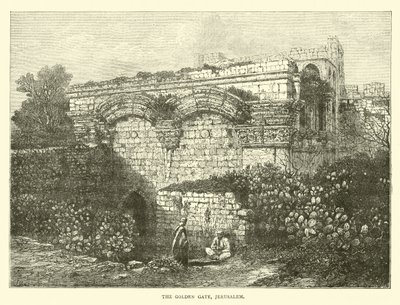 The Golden Gate, Jerusalem by English School