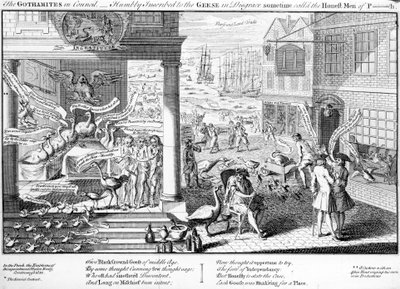 The Gothamites in Council, 1761 by English School