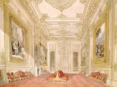 The Grand Reception Room, Windsor Castle by English School