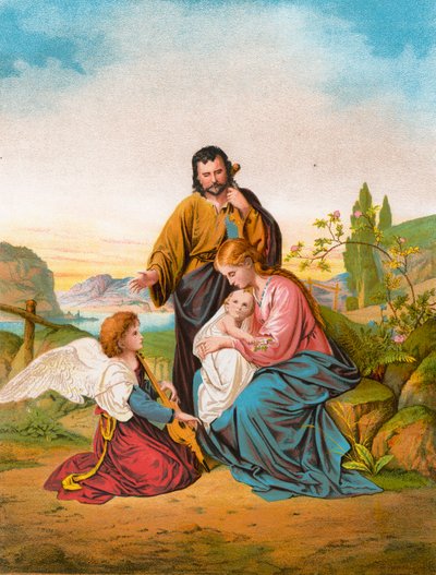 The Holy Family by English School