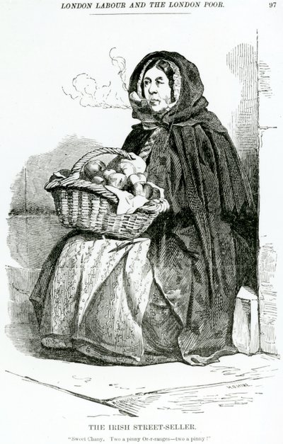 The Irish Street Seller, c.1840 by English School