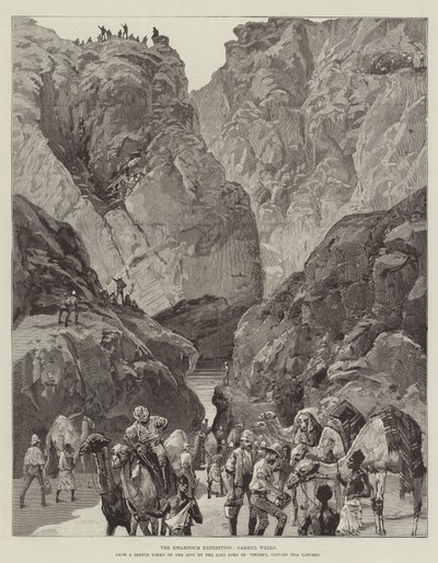 The Khartoum Expedition, Gakdul Wells by English School