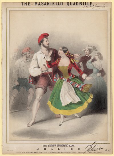 The Masaniello Quadrille by English School