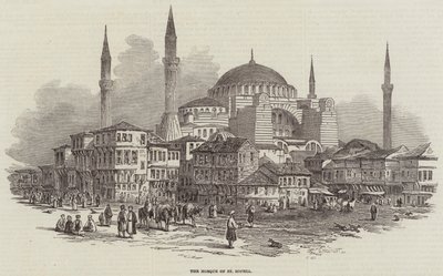 The Mosque of St Sophia by English School