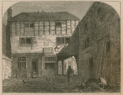 The Old Red Lion, from the Front by English School